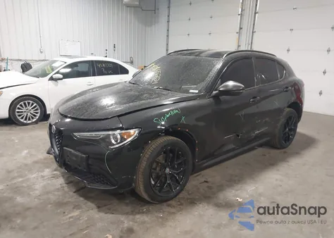 2018 Alfa Romeo Stelvio Ti Sport Awd z USA, uszkodzony, nr VIN ZASFAKNNXJ7B82474